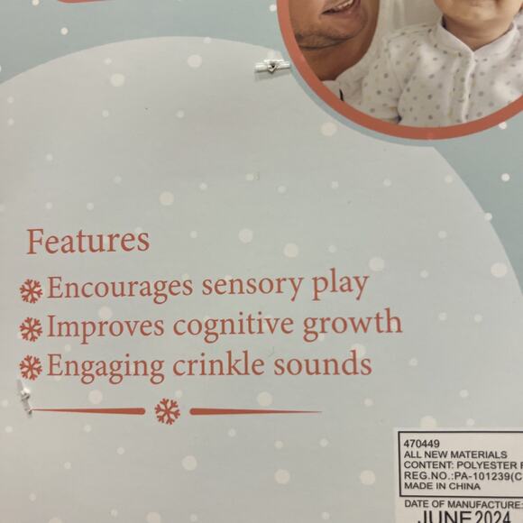 Sunny Days Christmas Teether Baby Toy - Picture 2 of 3